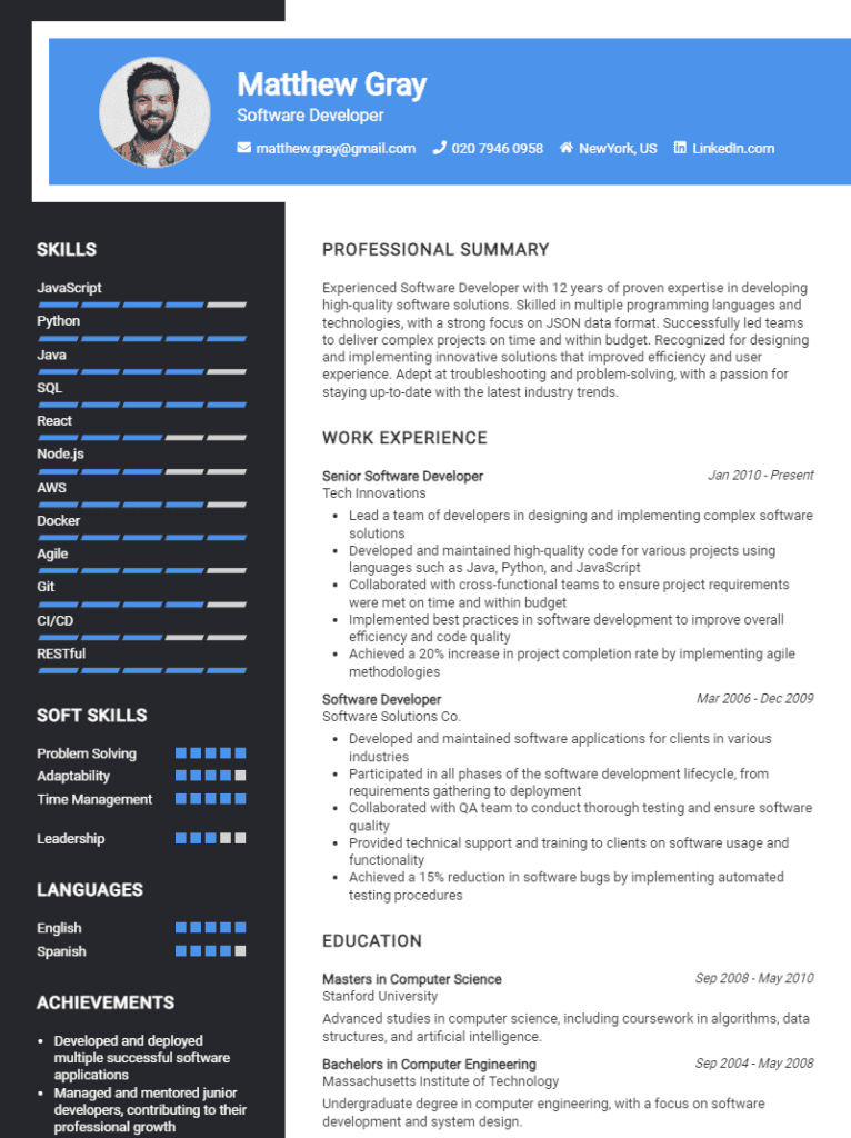 Bold-CV-Template