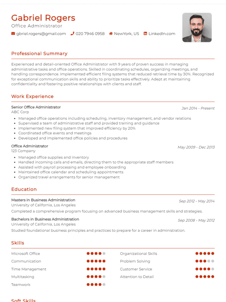 Dynamic CV Template