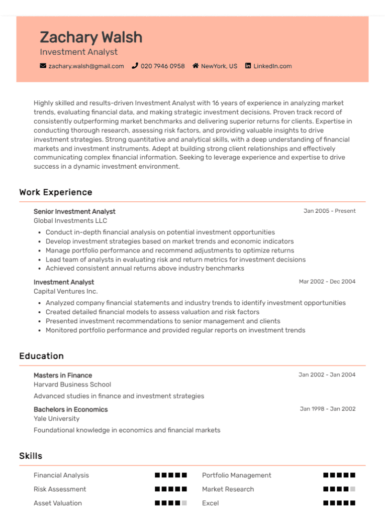 Empowering CV Template