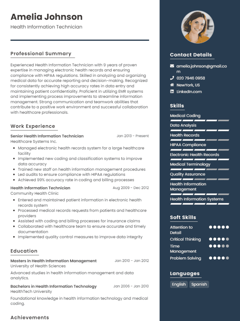 Influential CV Template