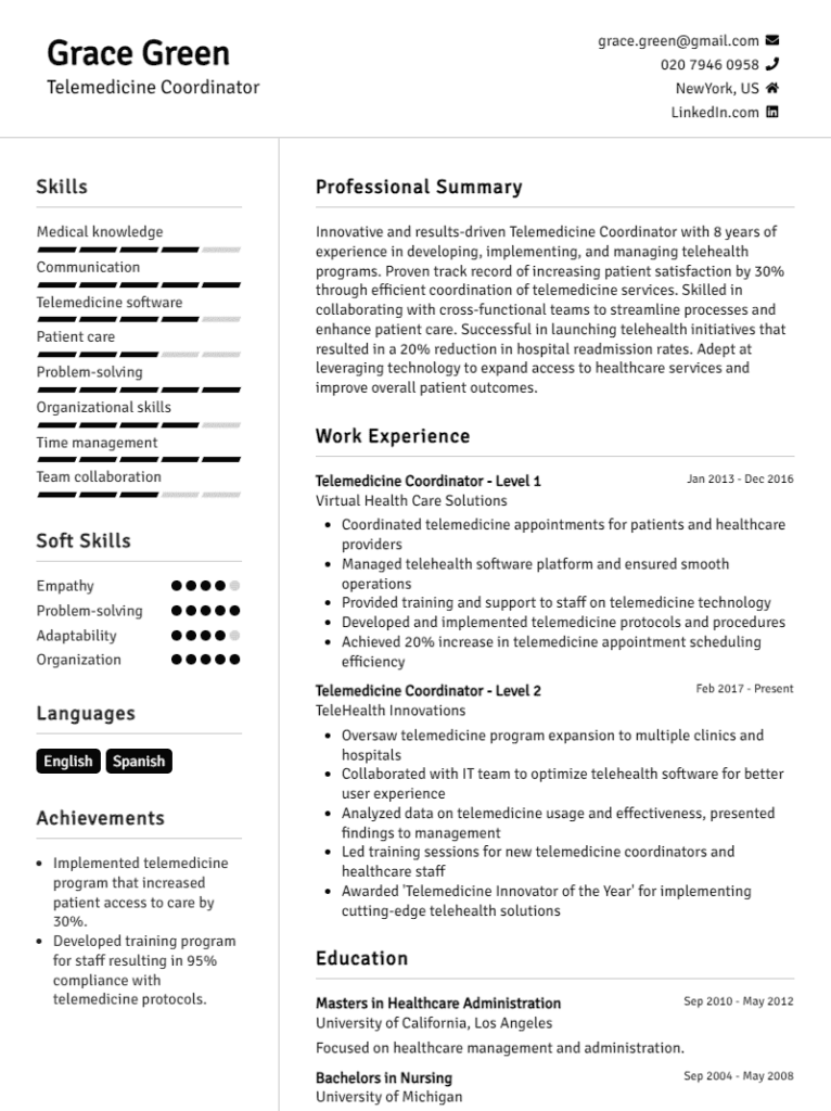 Proactive CV Template