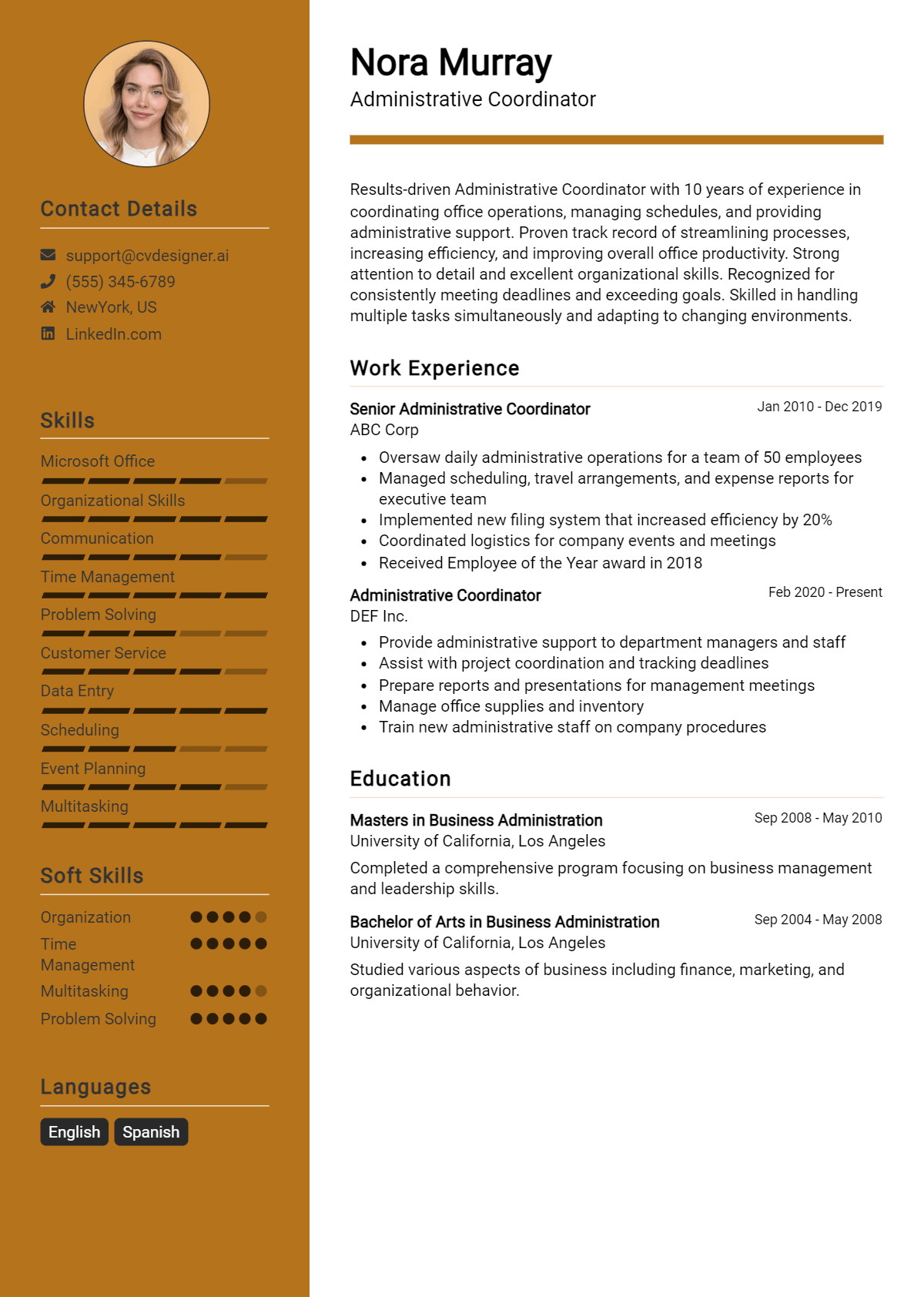 18 Administrative Coordinator Resume Examples for 2026: Tips to Stand Out Preview