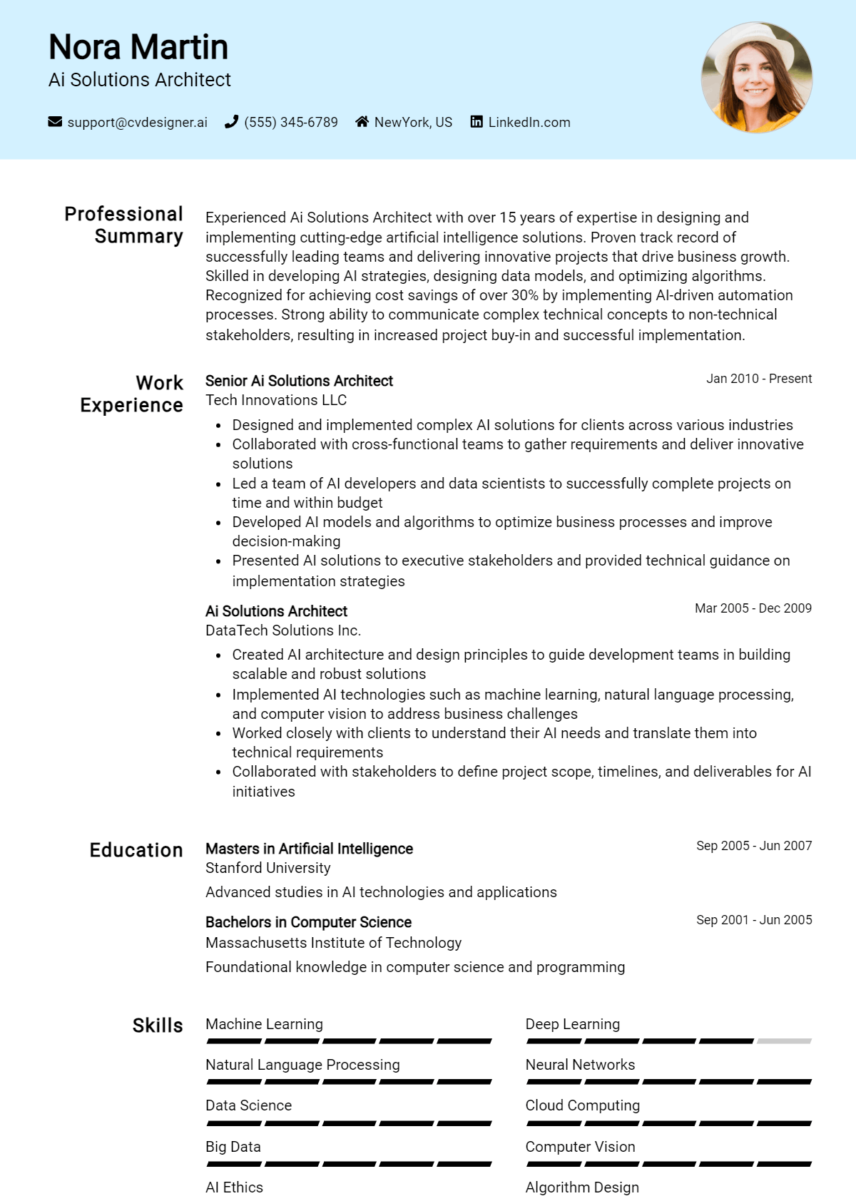 10 AI Solutions Architect Resume Examples for 2026: Best Tips Preview
