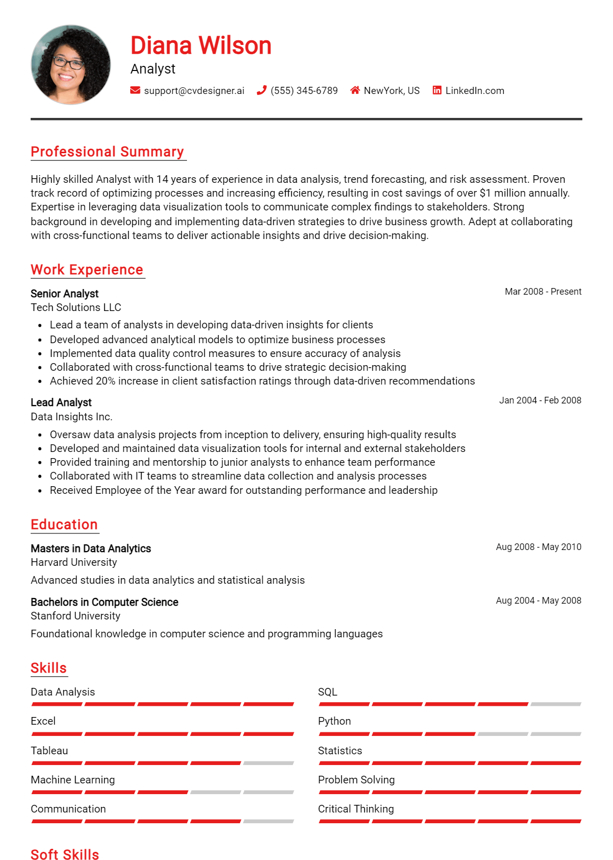 Analyst Resume Example for 2026: Expert Tips Preview