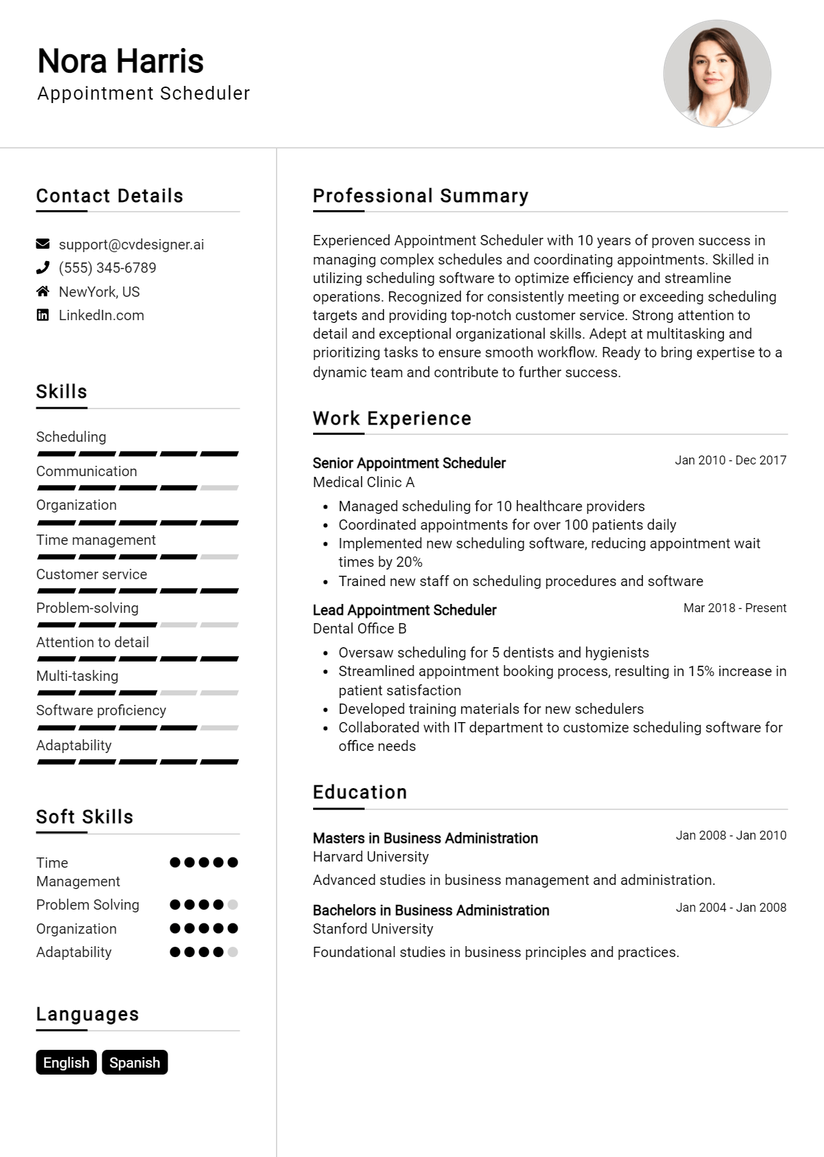 Appointment Scheduler Resume Example for 2026: Expert Tips & Templates Preview