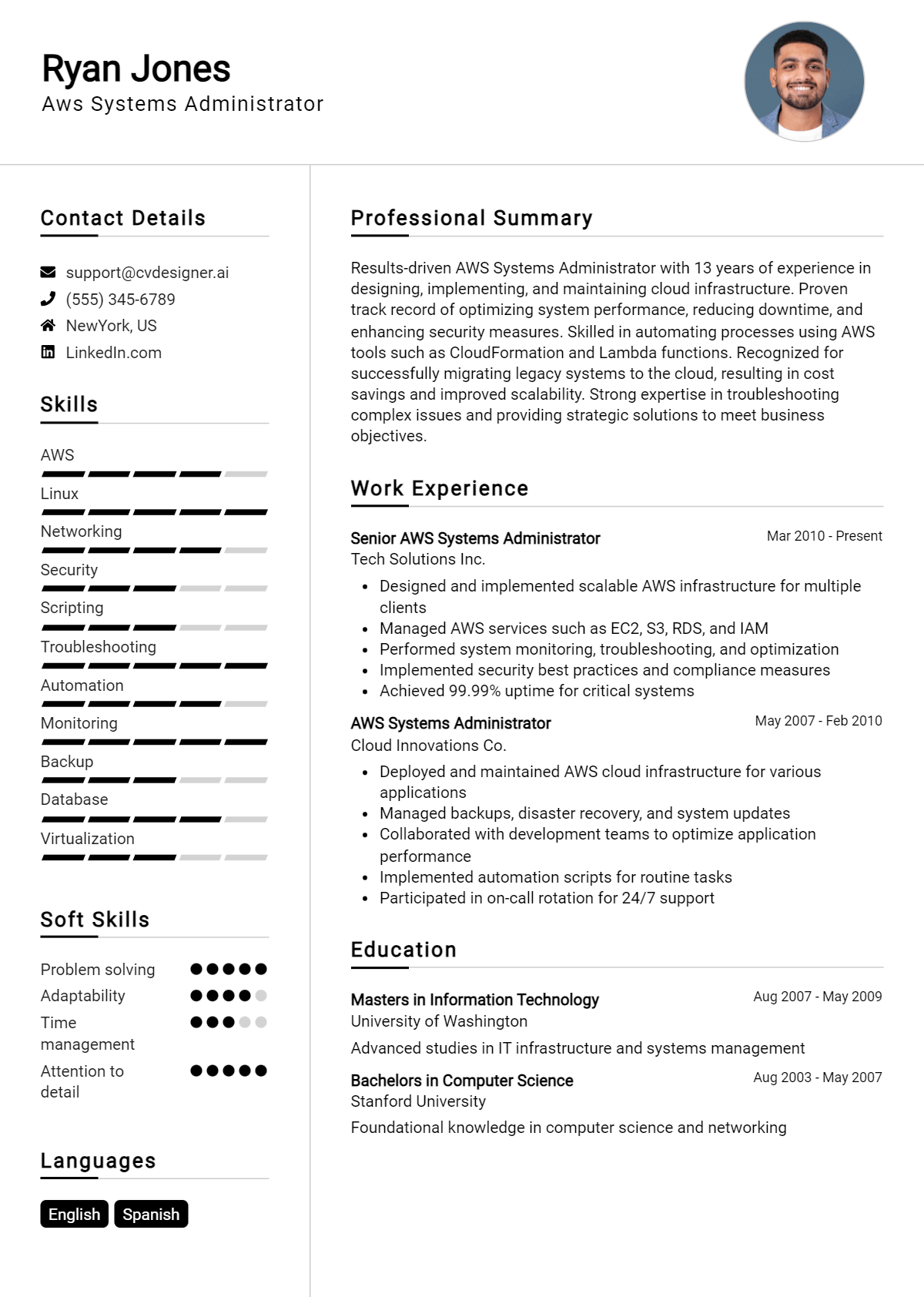 10 AWS Systems Administrator Resume Examples for 2026: Expert Tips Preview