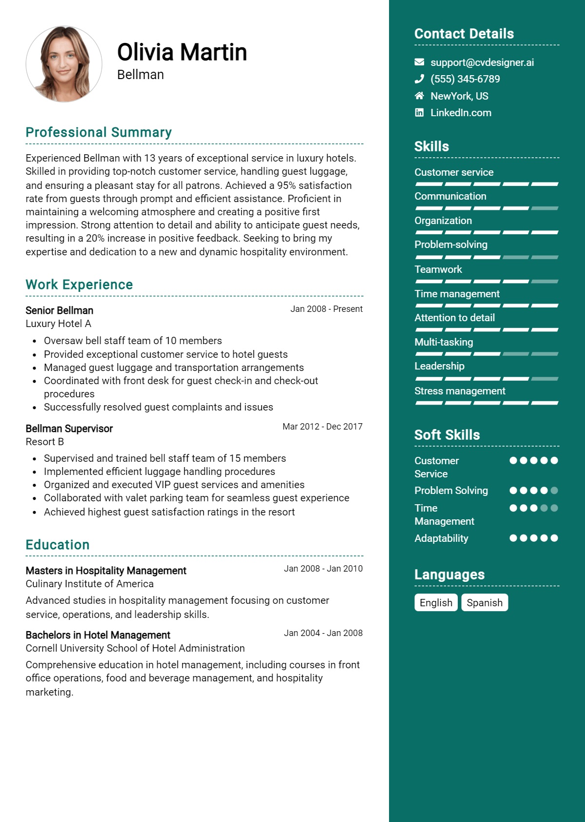 Bellman Resume Example for 2026: Top Templates Preview