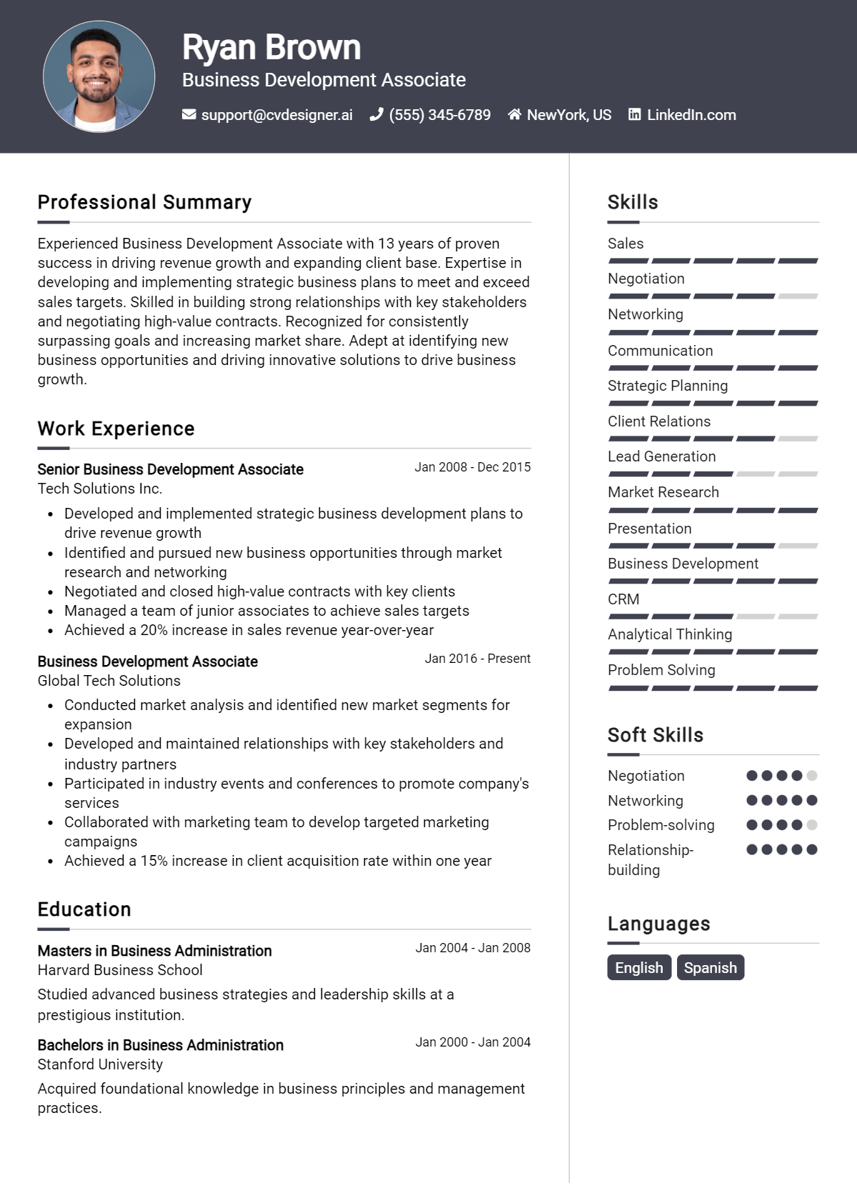 8 Business Development Associate Resume Examples for 2026: Ultimate Guide Preview