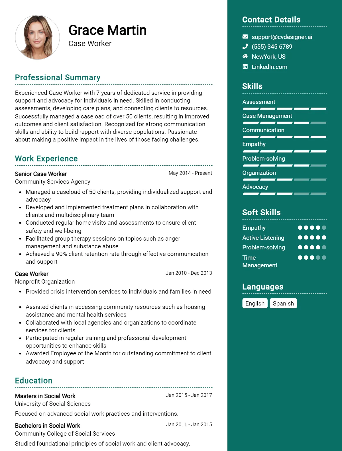 Case Worker CV Example For 2026: Expert Tips & Templates Preview
