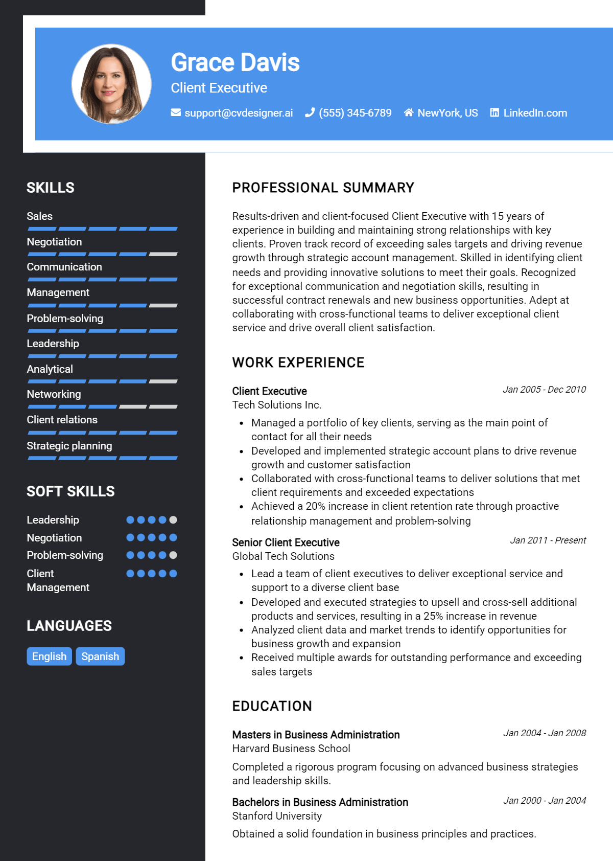 24 Client Executive Resume Examples for 2026: Effective Tips Preview