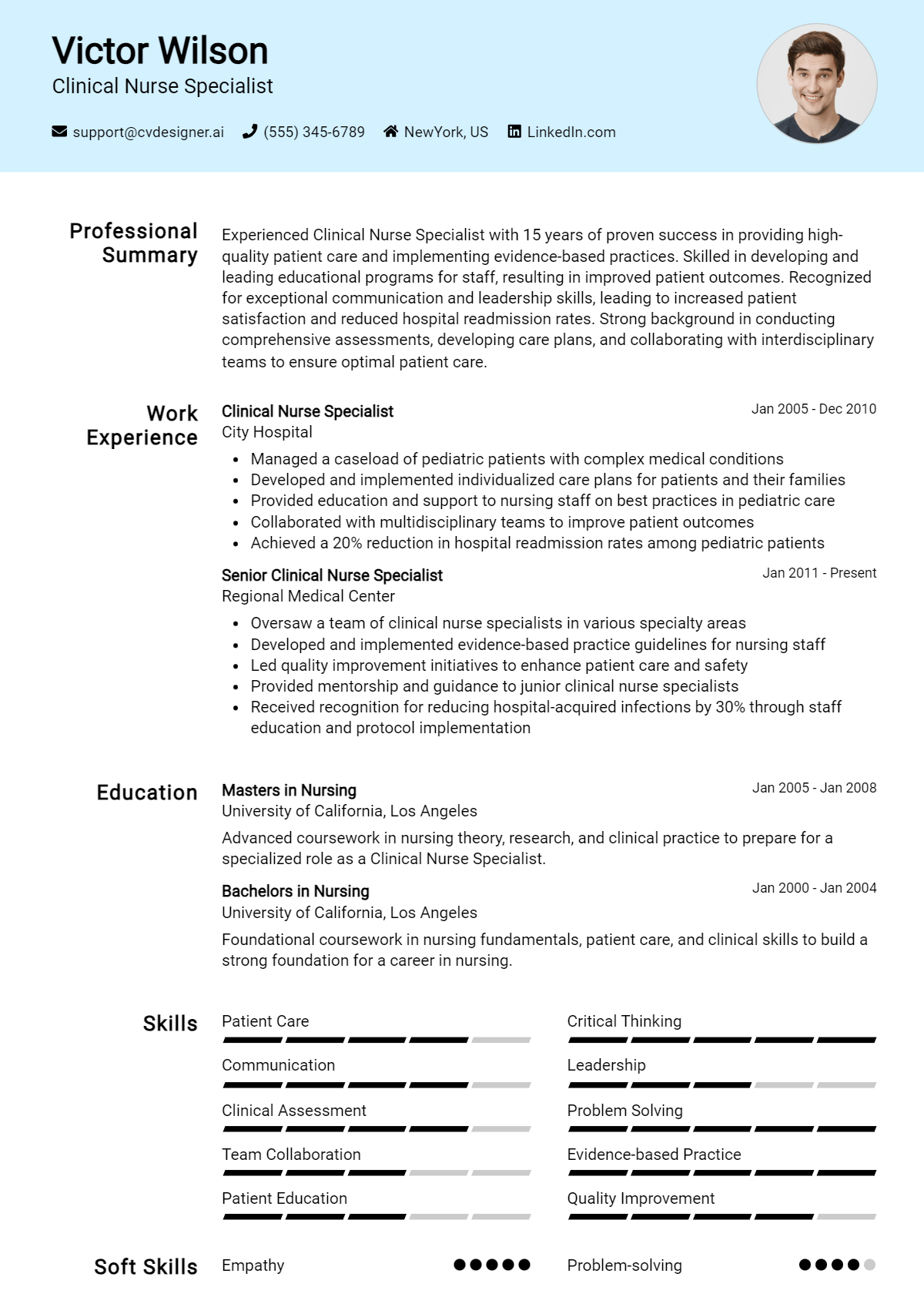 26 Clinical Nurse Specialist Resume Examples for 2026: Ultimate Guide Preview