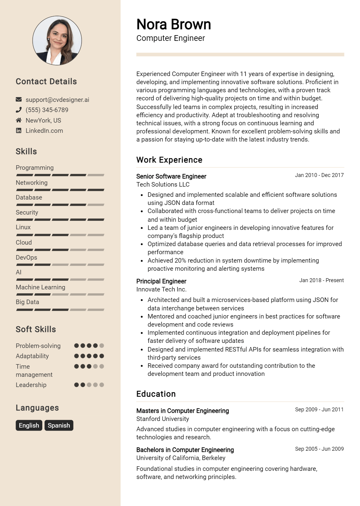 Computer Engineer Resume Example for 2026: Samples & Best Practices Preview