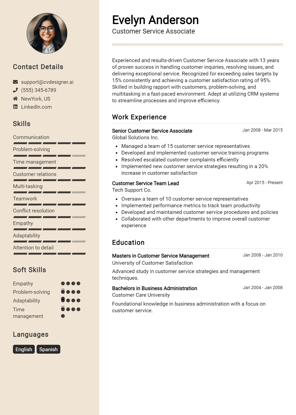 9 Customer Service Associate Resume Examples And Templates for 2026 Preview