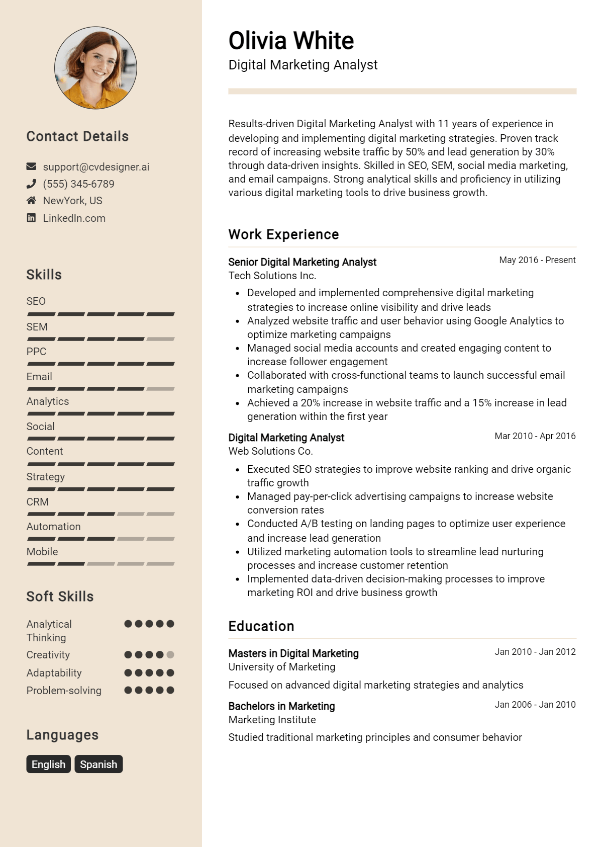 14 Digital Marketing Analyst Resume Examples for 2026: Best Tips Preview