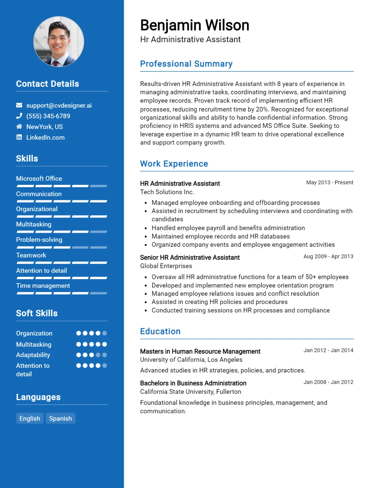 14 HR Administrative Assistant CV Examples For 2026: Samples & Best Practices Preview
