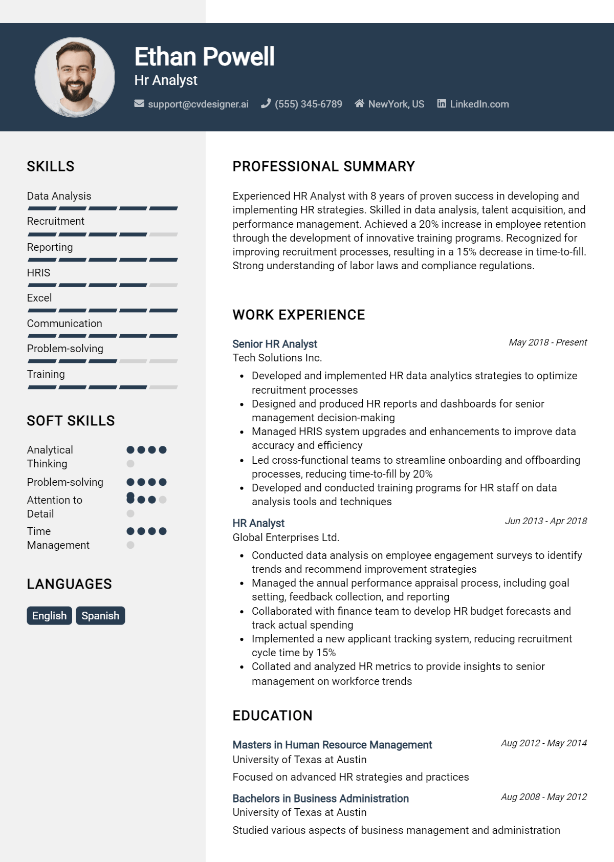 9 HR Analyst Resume Examples for 2026: How to Craft a Winning CV Preview