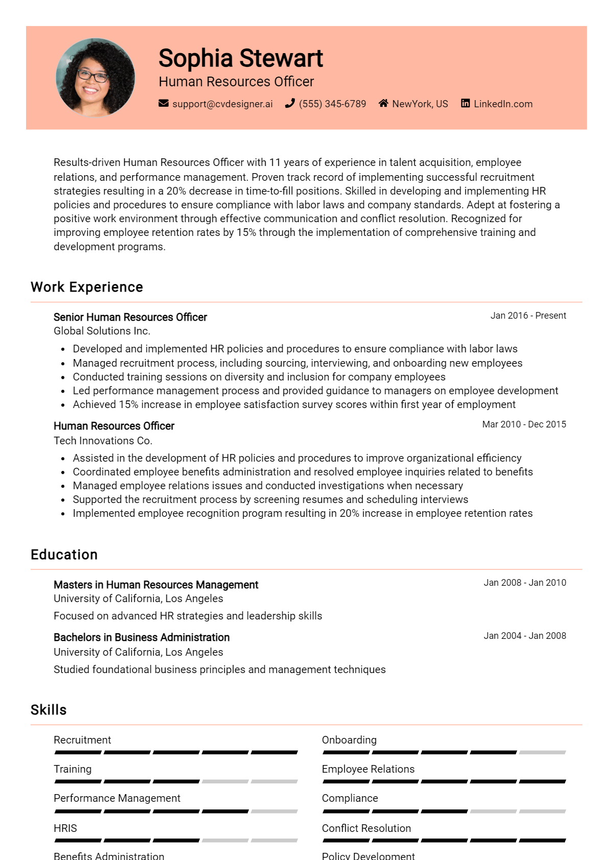 10 Human Resources Officer Resume Examples for 2026: Tips to Stand Out Preview