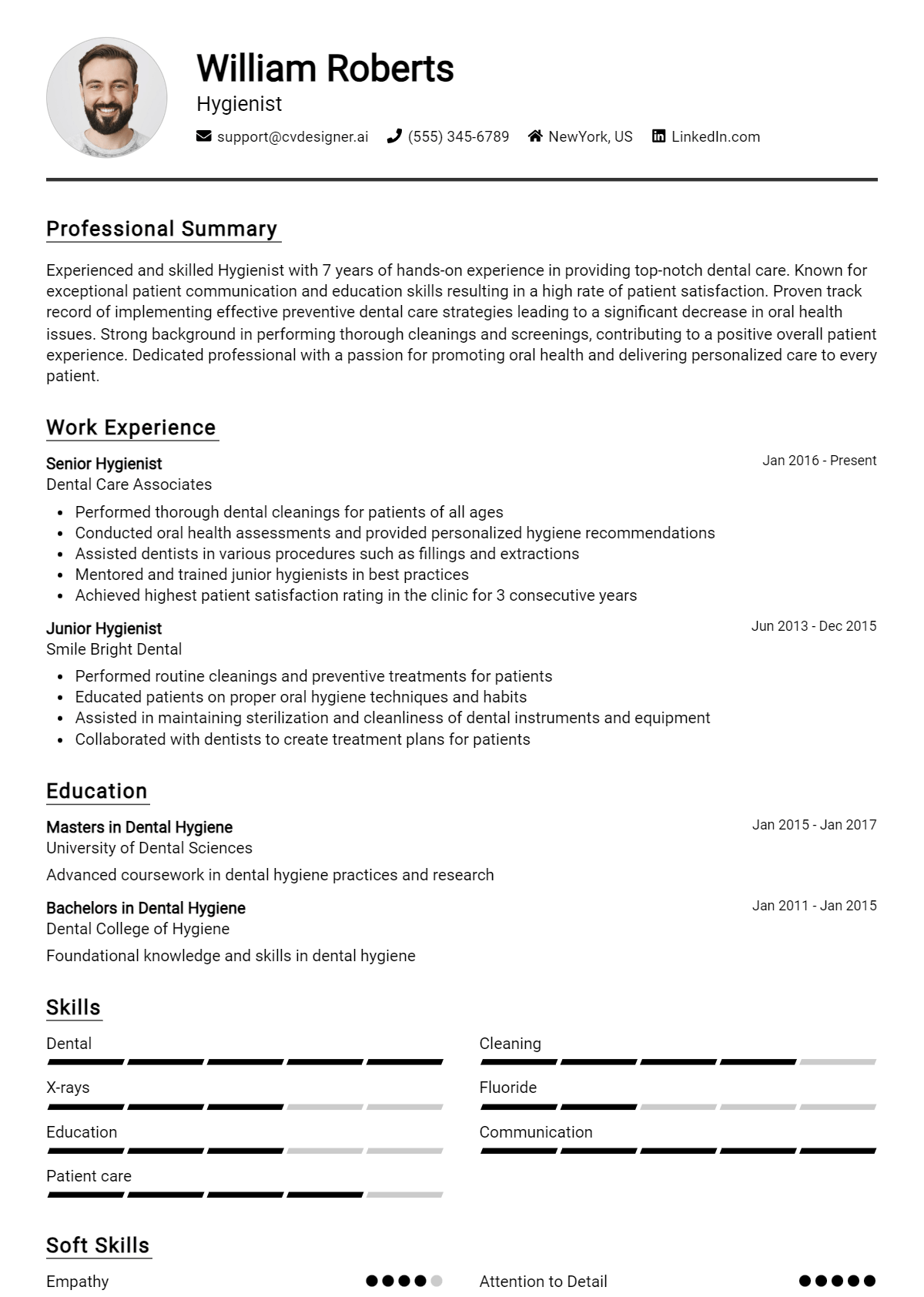 Hygienist Resume Example for 2026: Expert Tips & Templates Preview
