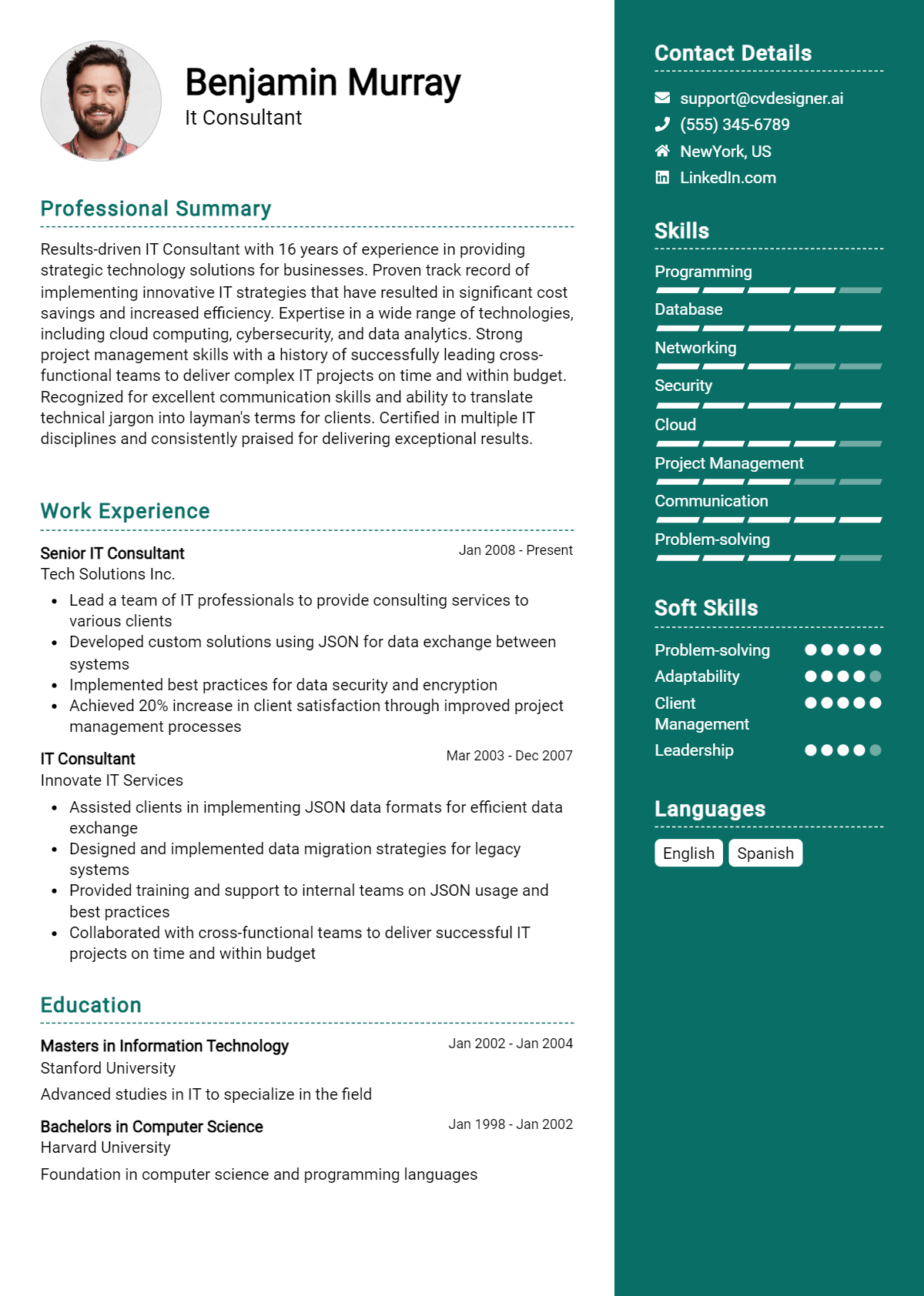 12 IT Consultant Resume Examples And Templates for 2026 Preview