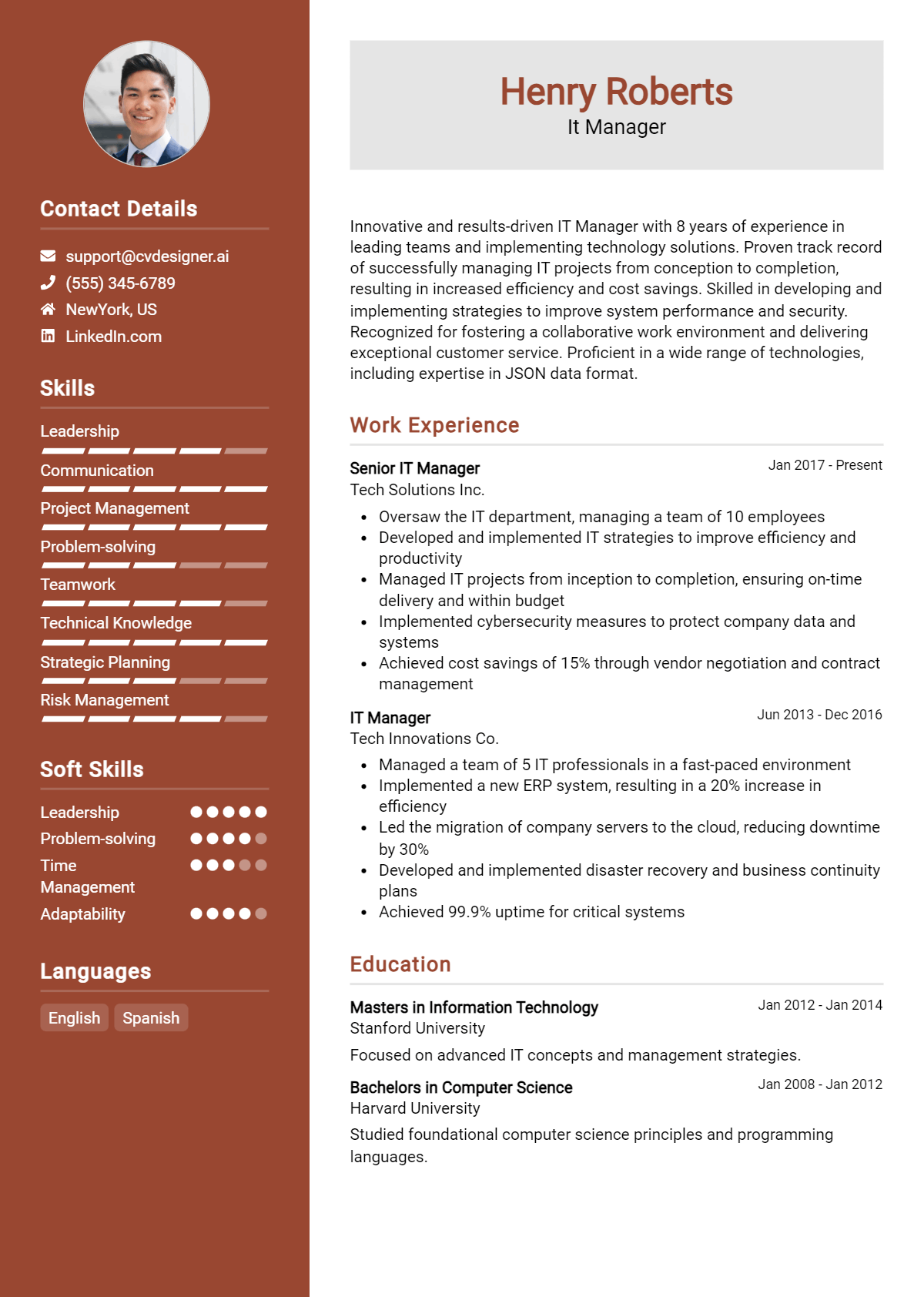 19 IT Manager Resume Examples And Templates for 2026 Preview