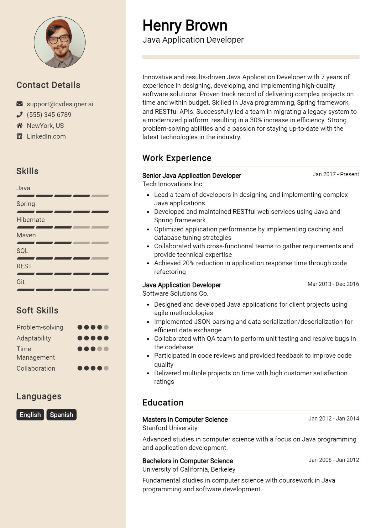 12 Java Application Developer Resume Examples And Templates for 2026 Preview