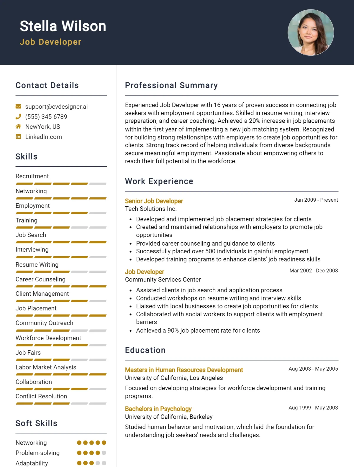 Job Developer CV Example For 2026: Best Tips & Templates Preview