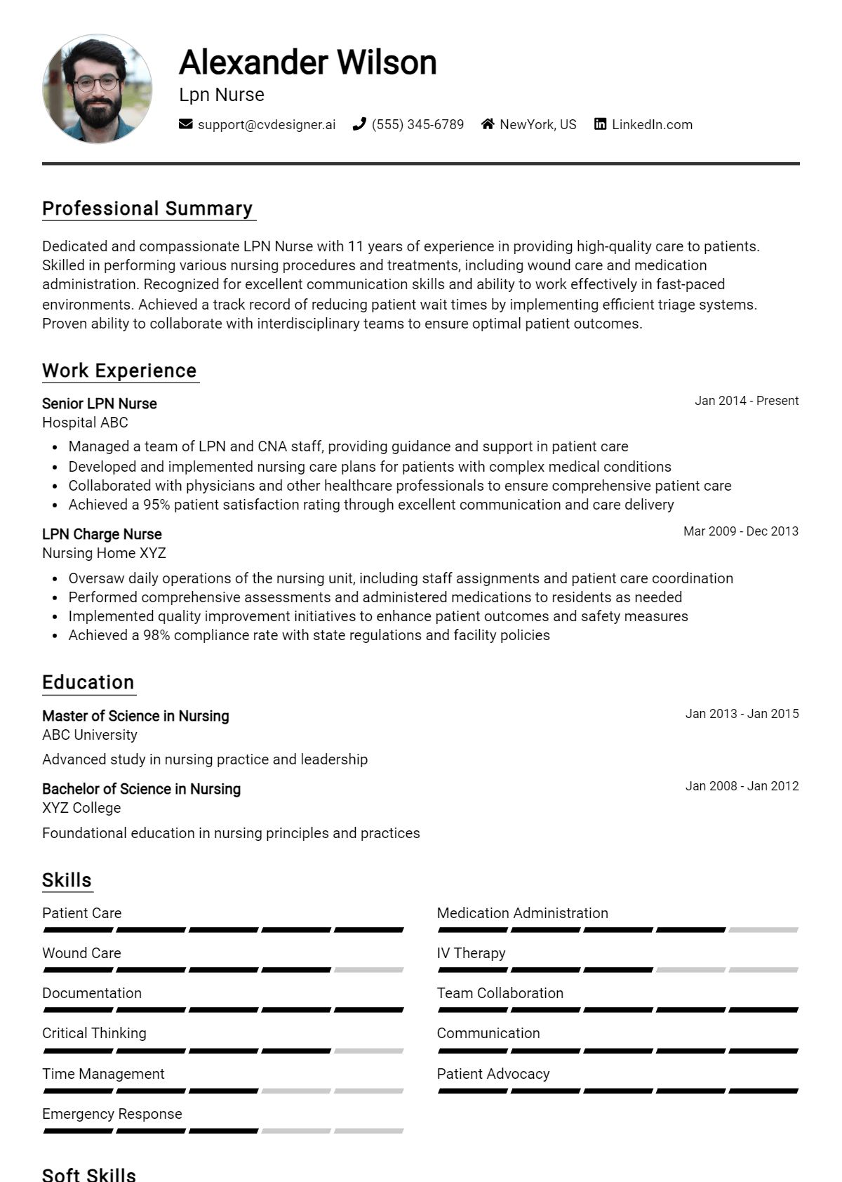 LPN Nurse Resume Example for 2026: Ultimate Guide Preview