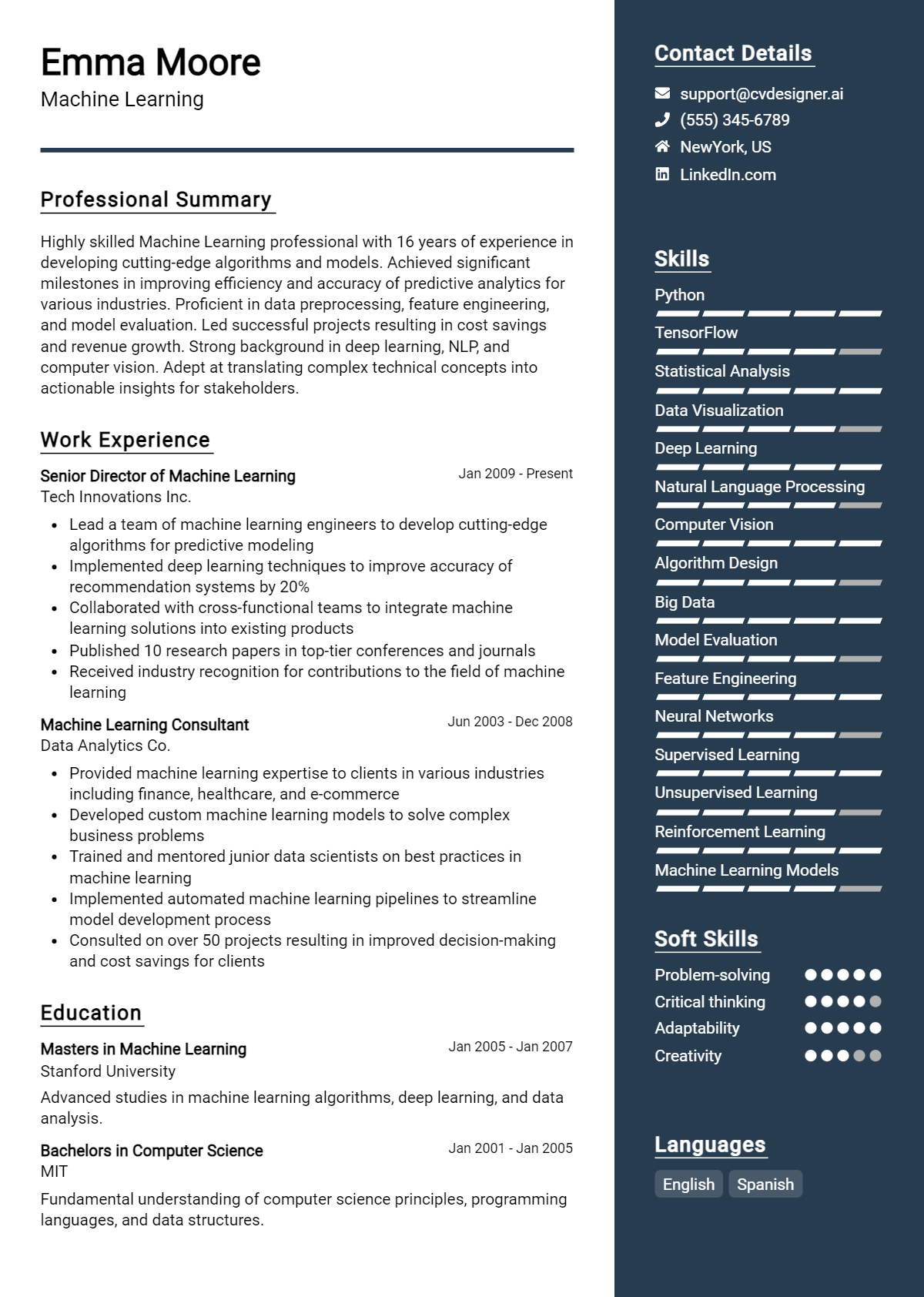 16 Machine Learning CV Examples for 2026: Proven Tips & Templates Preview