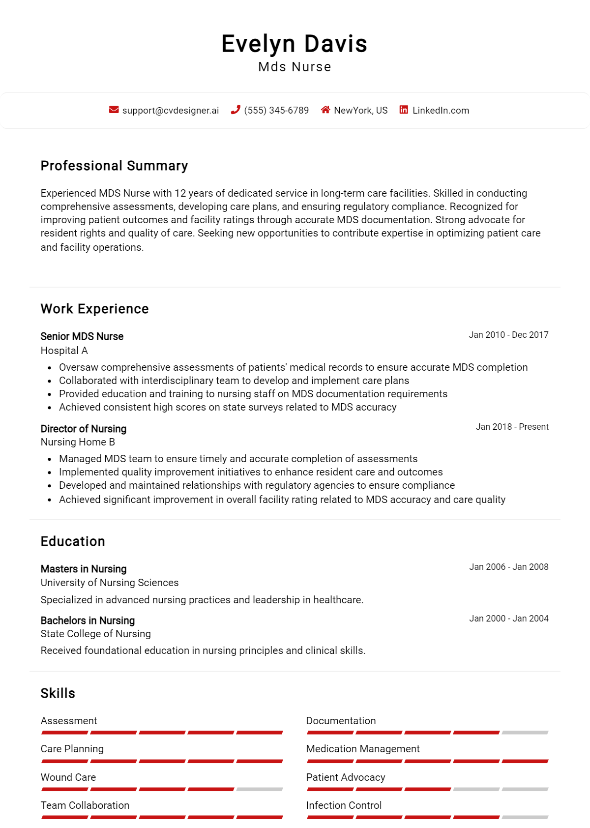 26 MDS Nurse Resume Examples for 2026: Proven Tips & Templates Preview
