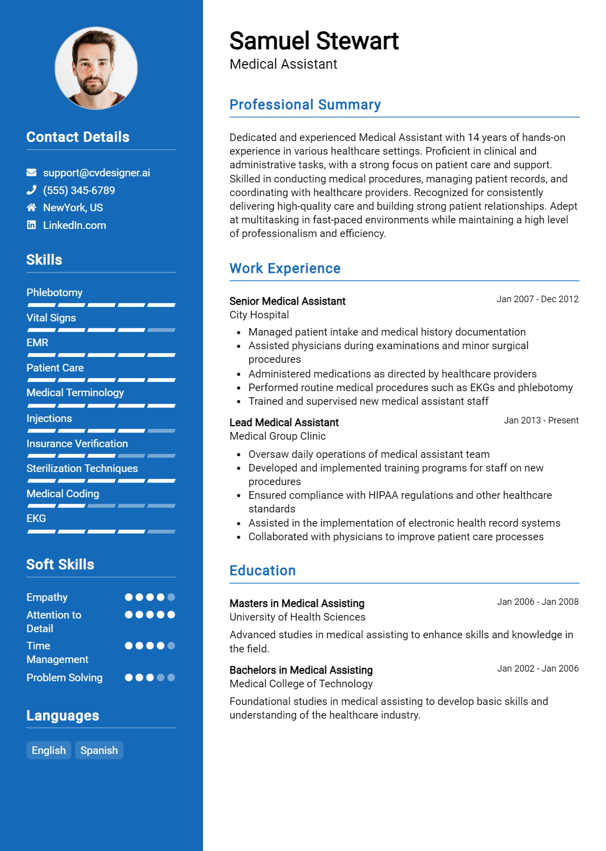 Medical Assistant Resume Examples for 2026: Best Formatting Tips Preview