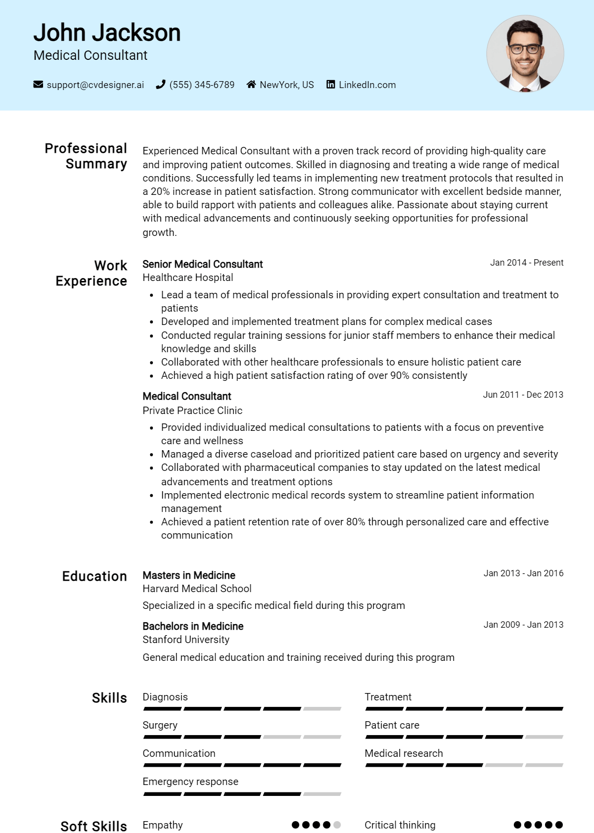 32 Medical Consultant Resume Examples for 2026: Proven Tips & Templates Preview