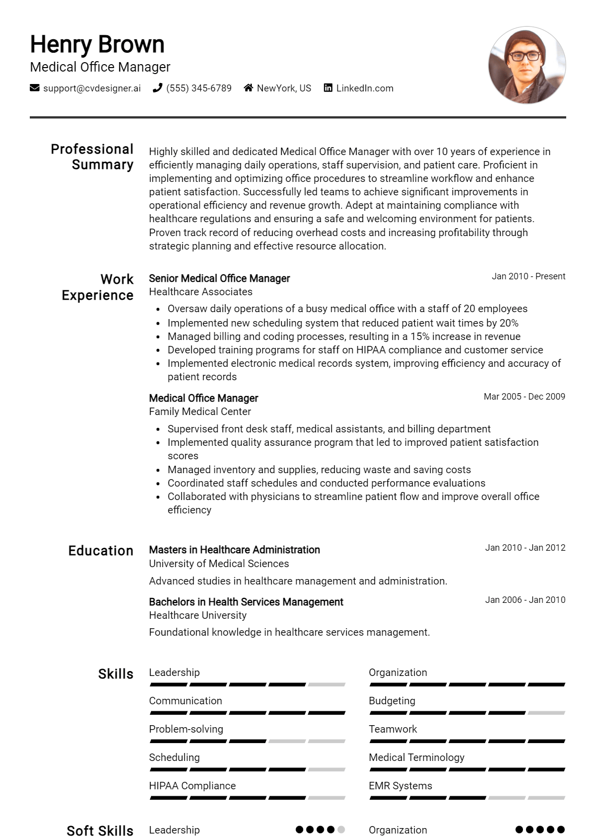 32 Medical Office Manager Resume Examples for 2026: Best Formatting Tips Preview