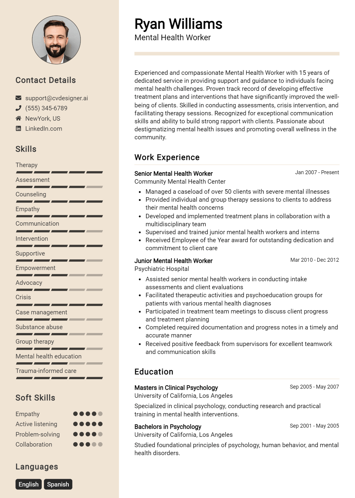 16 Mental Health Worker Resume Examples for 2026: Best Tips & Templates Preview