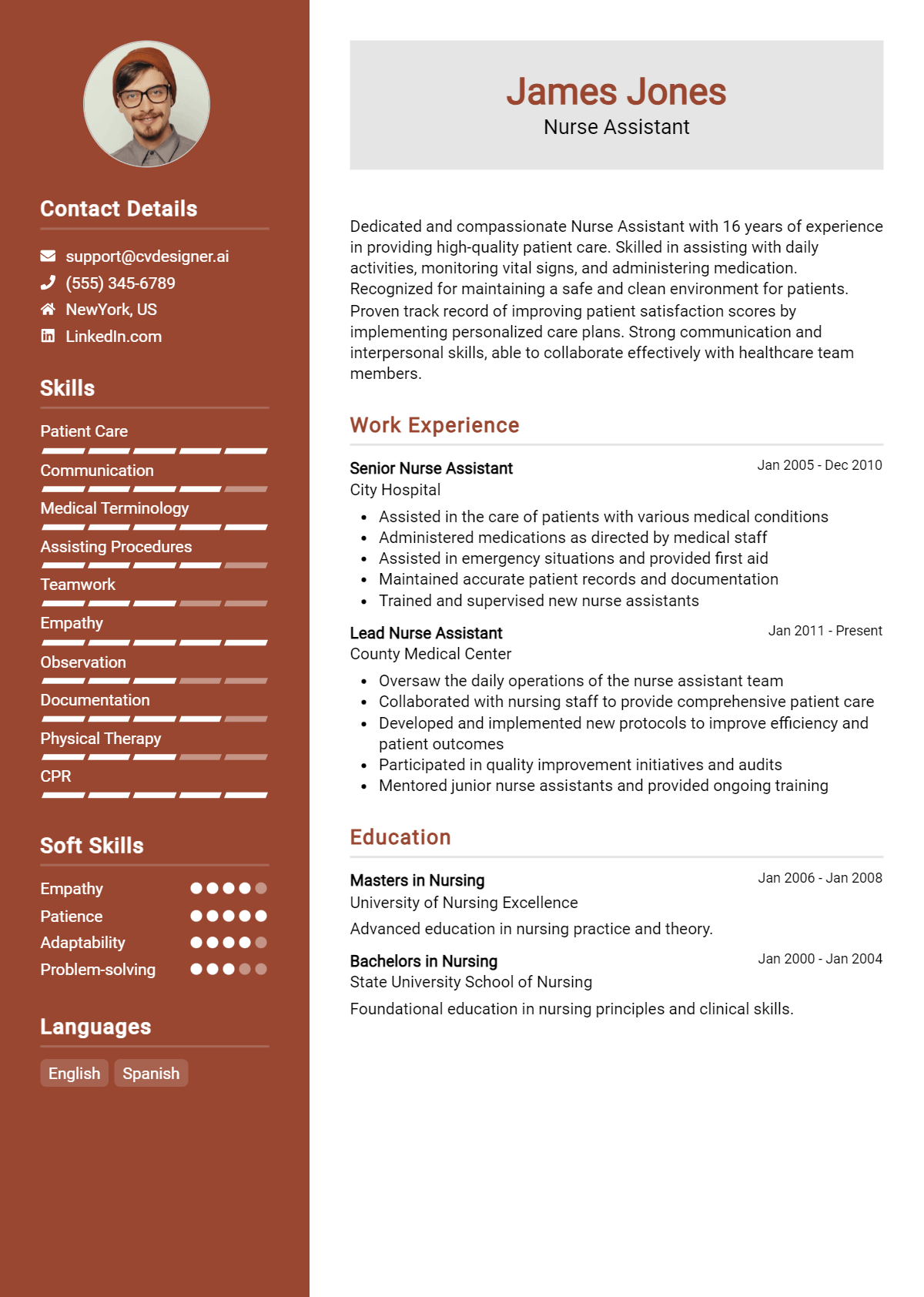 26 Nurse Assistant Resume Examples for 2026: Proven Tips & Templates Preview