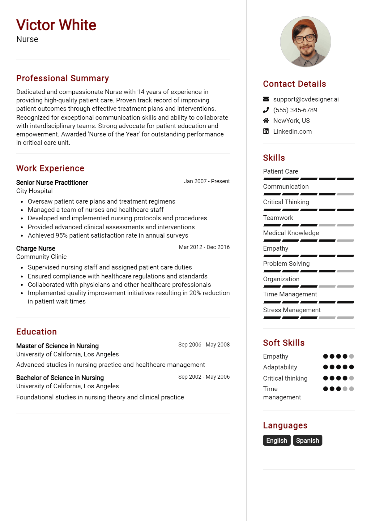 26 Nurse Resume Examples for 2026: How to Create a Professional CV Preview