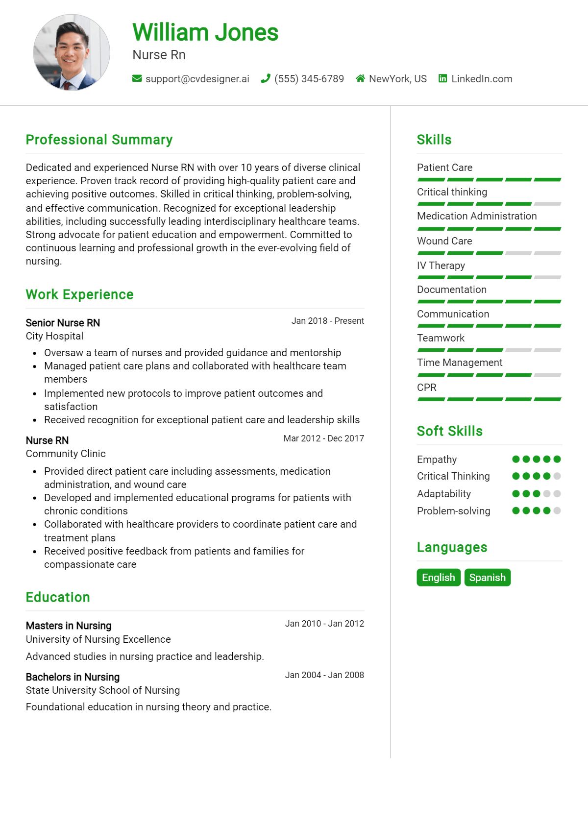 26 Nurse Rn Resume Examples for 2026: How to Craft a Winning CV Preview