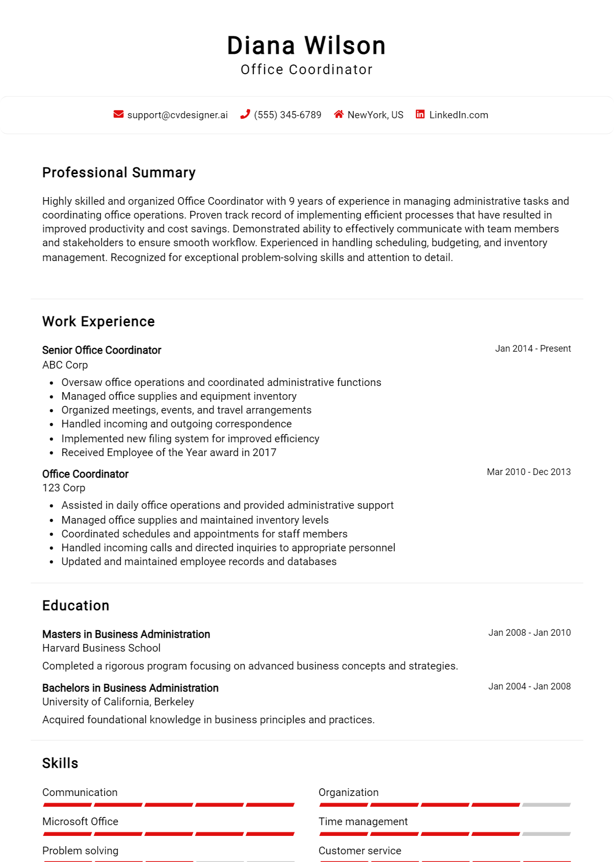 18 Office Coordinator Resume Examples for 2026: Strategies & Templates Preview