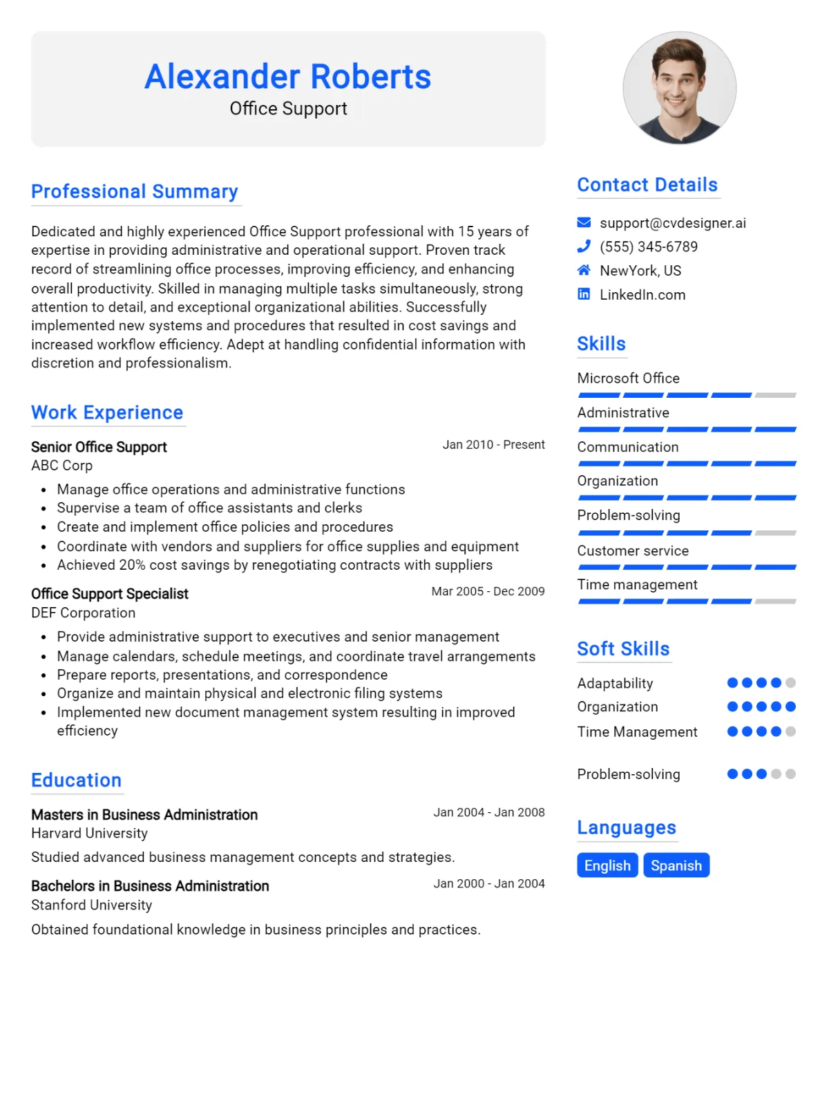 12 Office Support CV Examples And Templates For 2026 Preview
