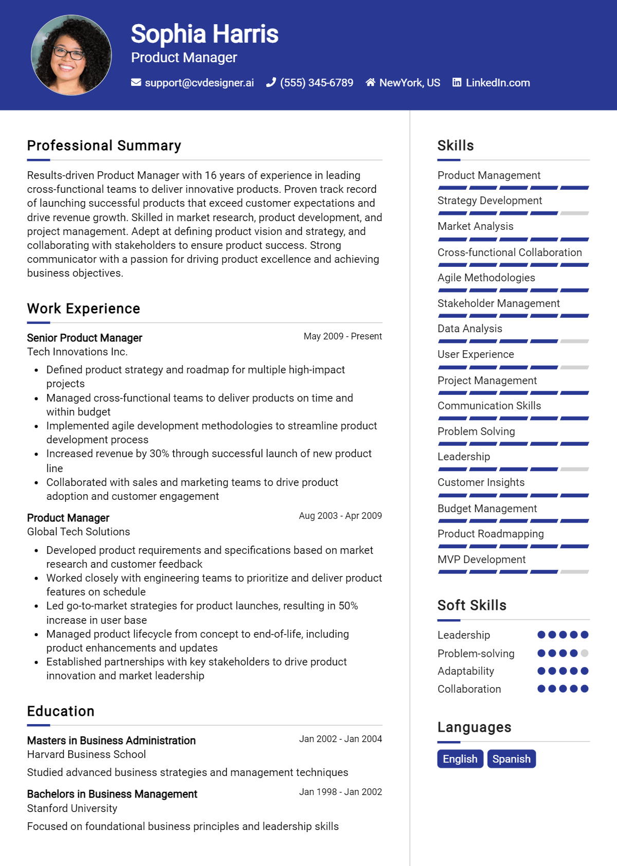 Product Manager Resume Example for 2026: Top Templates Preview