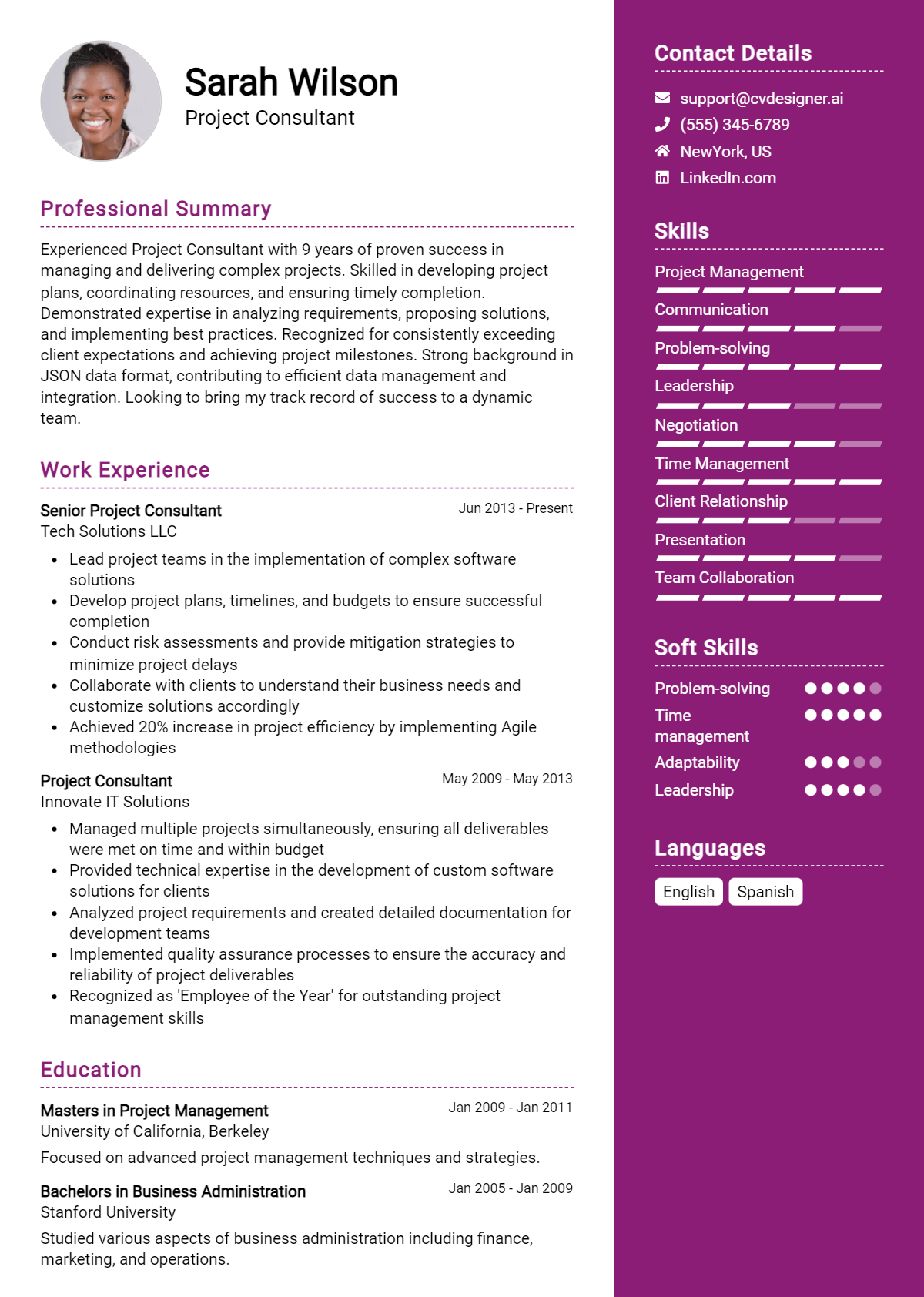 12 Project Consultant Resume Examples for 2026: Downloadable Templates Preview