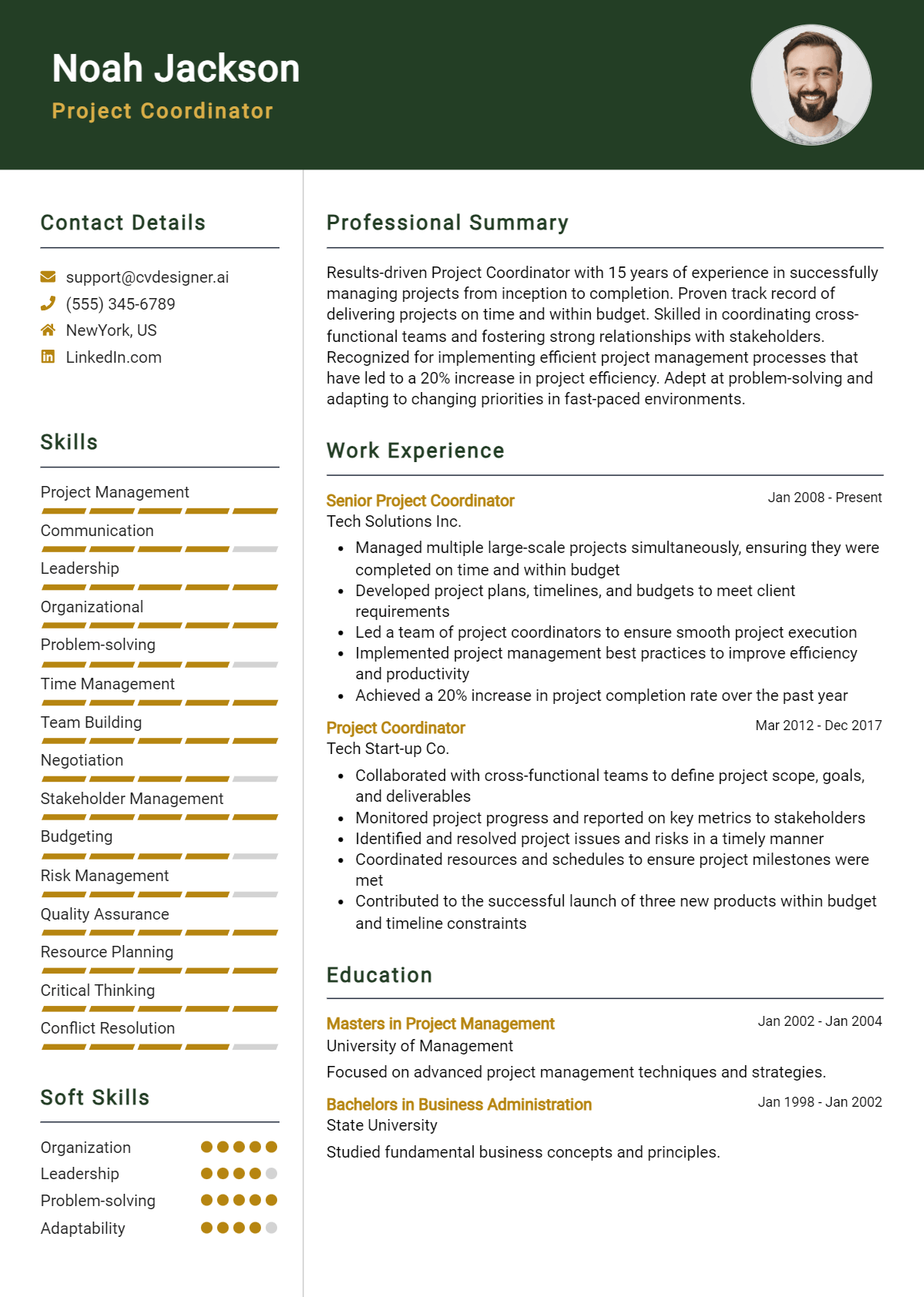 18 Project Coordinator Resume Examples for 2026: Proven Tips & Templates Preview