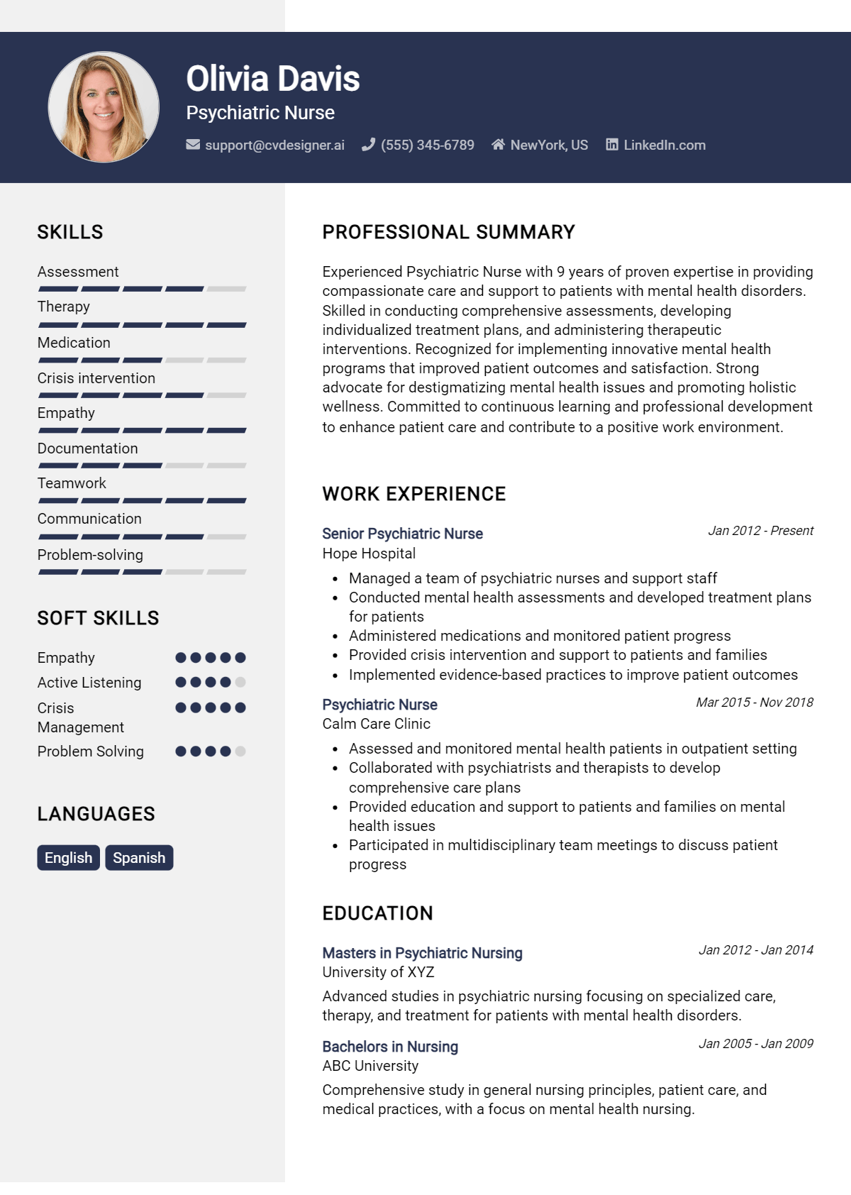 Psychiatric Nurse Resume Example for 2026: Proven Tips & Templates Preview