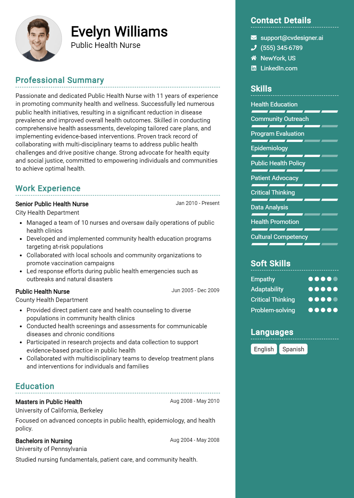 26 Public Health Nurse Resume Examples for 2026: Top CV Skills Preview
