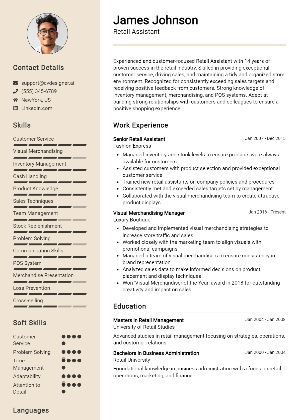 18 Retail Assistant Resume Examples And Templates for 2026 Preview