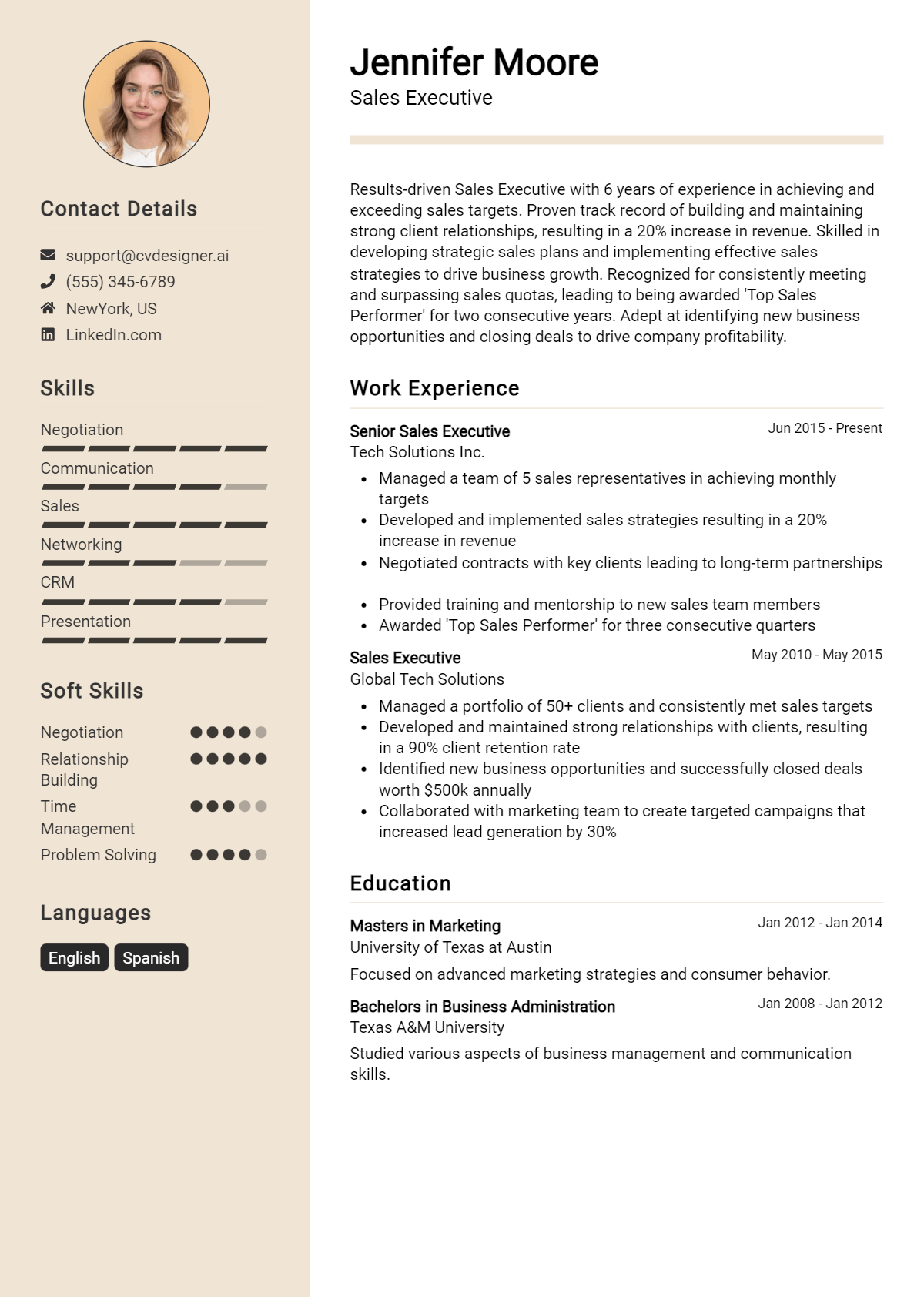 24 Sales Executive Resume Examples for 2026: Best Writing Guide Preview