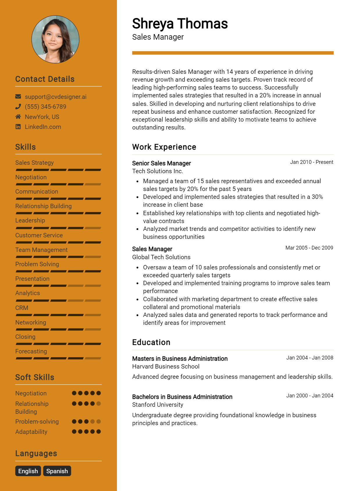 Sales Manager Resume Example for 2026: Ultimate Guide Preview