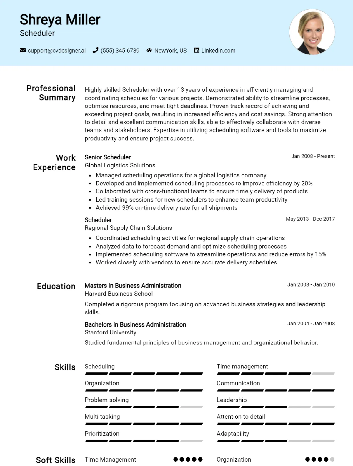 Scheduler CV Example For 2026: Strategies & Templates Preview