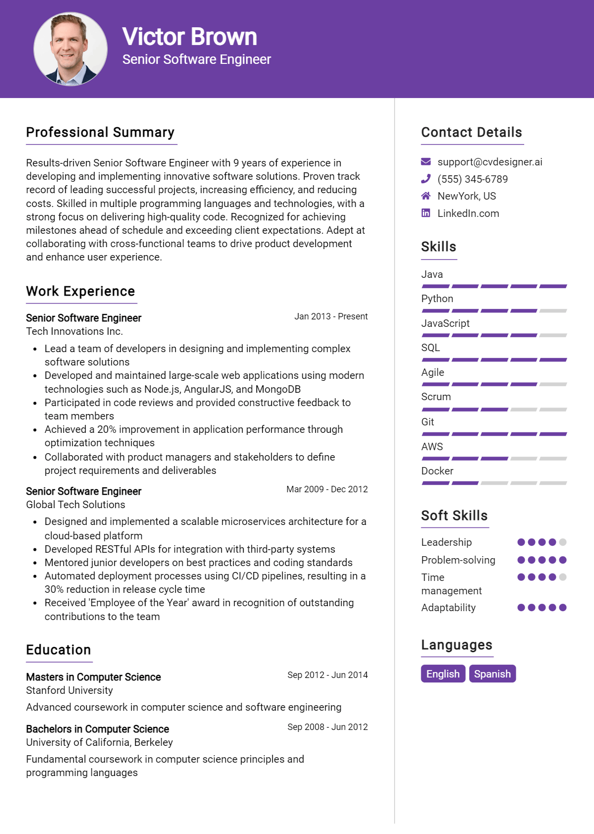 26 Senior Software Engineer Resume Examples for 2026: Top Templates Preview
