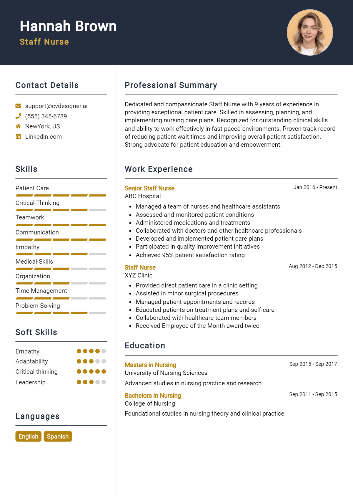 26 Staff Nurse Resume Examples for 2026: Tips to Stand Out Preview