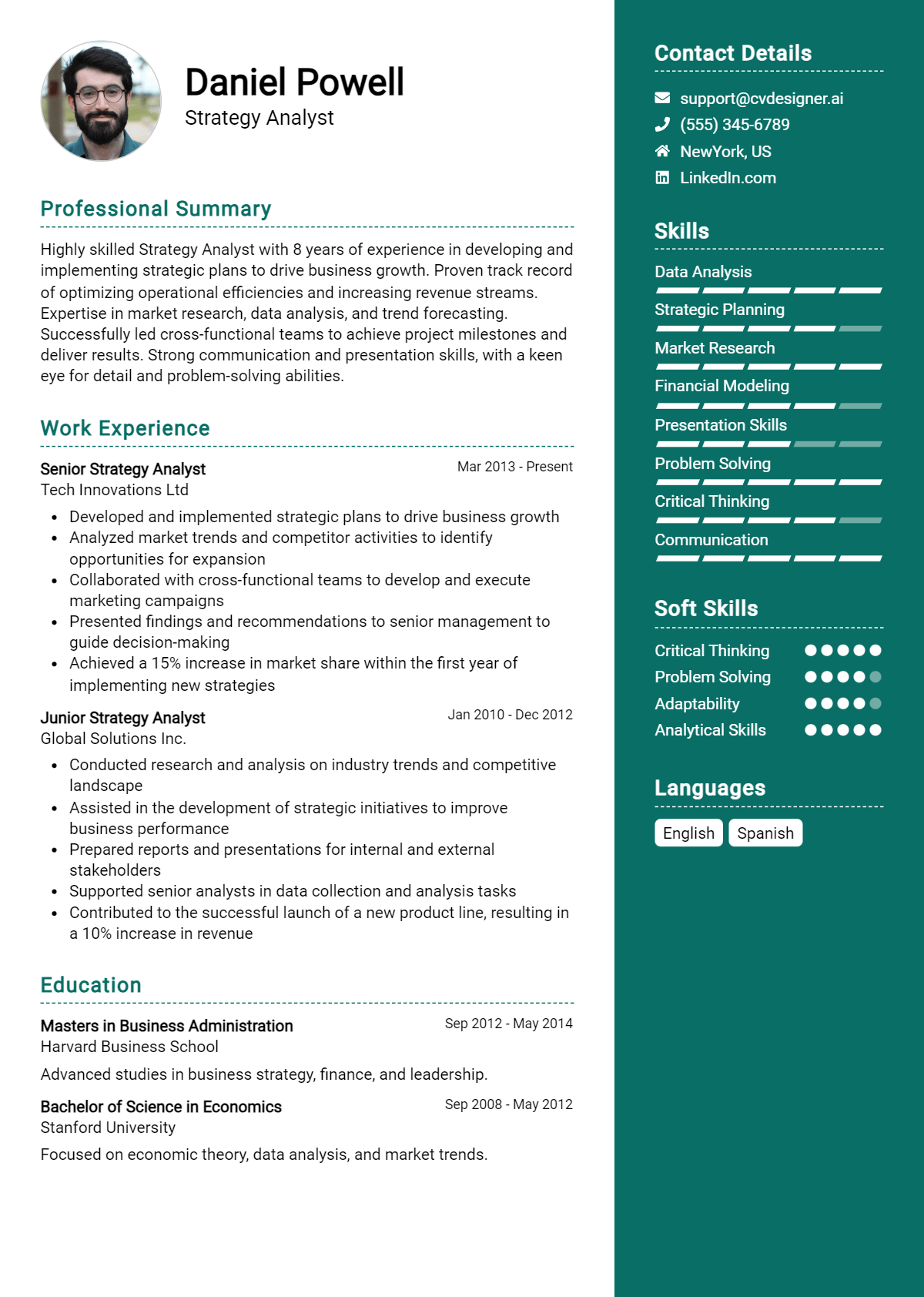 Strategy Analyst Resume Example for 2026: Expert Tips Preview